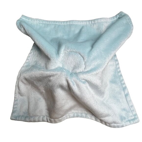 Modern Moments Gerber Raccoon Lovey Security Blanket Light Blue Mushrooms 11" - Picture 6 of 7